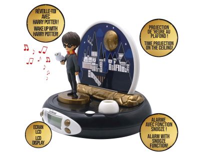Lexibook 3D budík Harry Potter s projekciou času