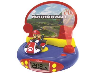 Lexibook 3D budík Mario Kart s projekciou času