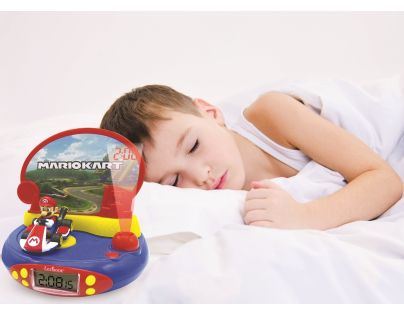 Lexibook 3D budík Mario Kart s projekciou času