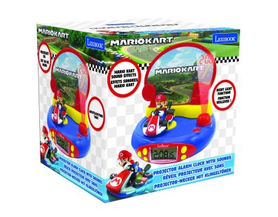 Lexibook 3D budík Mario Kart s projekciou času