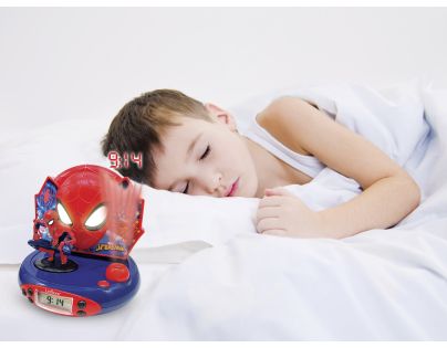 Lexibook 3D budík Spiderman s projekciou času