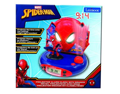 Lexibook 3D budík Spiderman s projekciou času