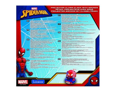 Lexibook 3D budík Spiderman s projekciou času