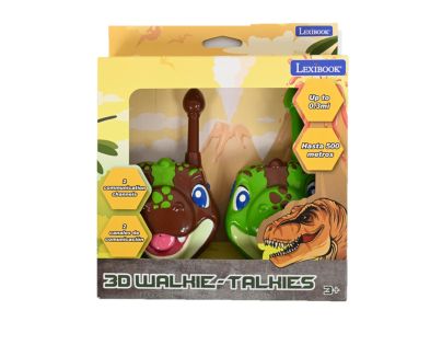 Lexibook 3D vysielačky Dinosaurus s dosahom 500 m
