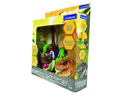 Lexibook 3D vysielačky Dinosaurus s dosahom 500 m