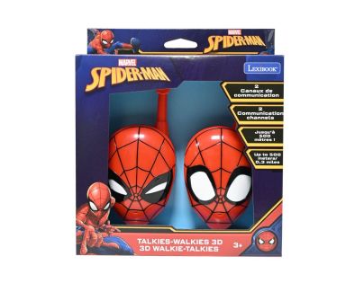 Lexibook 3D vysielačky Spiderman s dosahom 500 m