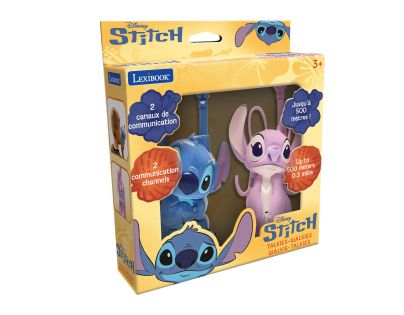 Lexibook 3D vysielačky Stitch a Angel s dosahom 500 m