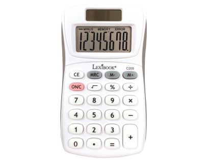 Lexibook 8-miestna vrecková kalkulačka solárna