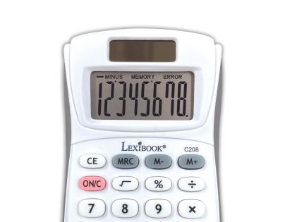 Lexibook 8-miestna vrecková kalkulačka solárna