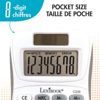 Lexibook 8-miestna vrecková kalkulačka solárna 5