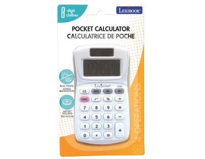 Lexibook 8-miestna vrecková kalkulačka solárna