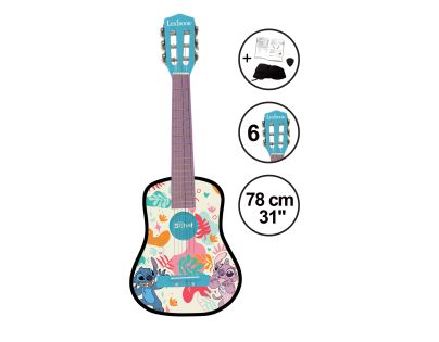 Lexibook Akustická drevená gitara 78 cm Stitch