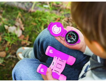 Lexibook Barbie set vysielačky, ďalekohľad, baterka, kompas