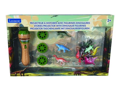 Lexibook Baterka s projektorem príbehov a 12 figúrkami dinosaurov