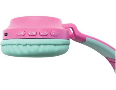 Lexibook Bezdrôtové slúchadlá Barbie so svietiacimi mačacími uškami