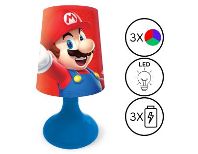 Lexibook Bezdrôtová stolná lampička Super Mario