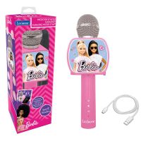 Lexibook Bezdrôtový karaoke mikrofón Barbie s držiakom na telefón