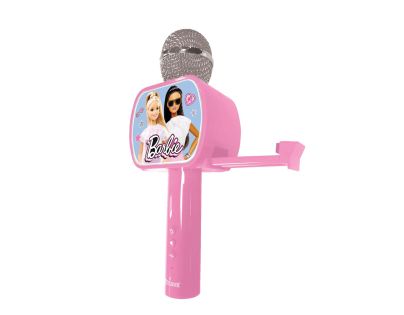 Lexibook Bezdrôtový karaoke mikrofón Barbie s držiakom na telefón