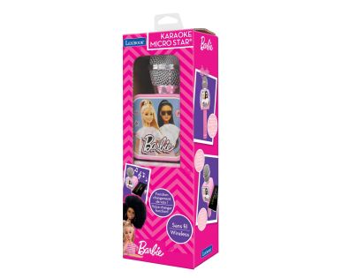 Lexibook Bezdrôtový karaoke mikrofón Barbie s držiakom na telefón