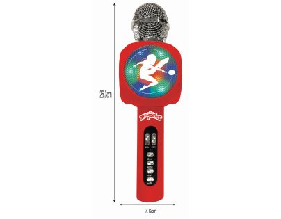 Lexibook Bezdrôtový karaoke mikrofón Kouzelná Beruška s vstavaným reproduktorom a svetelnými efektmi