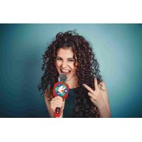 Lexibook Bezdrôtový karaoke mikrofón Kouzelná Beruška s vstavaným reproduktorom a svetelnými efektmi 3