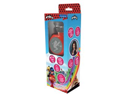 Lexibook Bezdrôtový karaoke mikrofón Kouzelná Beruška s vstavaným reproduktorom a svetelnými efektmi