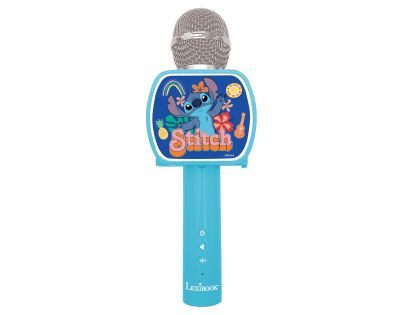 Lexibook Bezdrôtový karaoke mikrofón Stitch s držiakom na telefón