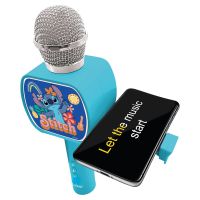 Lexibook Bezdrôtový karaoke mikrofón Stitch s držiakom na telefón 3