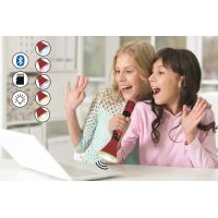 Lexibook Bezdrôtový karaoke mikrofón The Voice s vstavaným reproduktorom a svetelnými efektmi 4