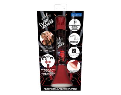 Lexibook Bezdrôtový karaoke mikrofón The Voice s vstavaným reproduktorom a svetelnými efektmi
