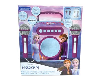 Lexibook Bezdrôtový reproduktor Frozen so 2 mikrofónmi a meničom hlasu
