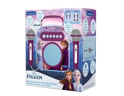 Lexibook Bezdrôtový reproduktor Frozen so 2 mikrofónmi a meničom hlasu