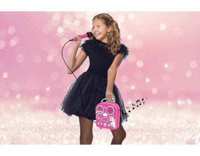 Lexibook Bezdrôtový reproduktor Jednorožec s 2 mikrofónmi a meničom hlasu