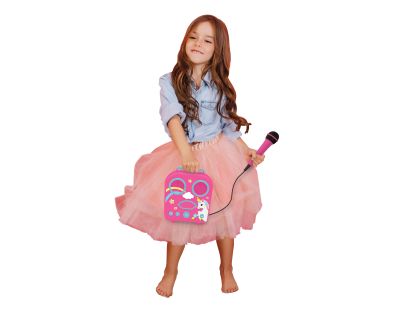 Lexibook Bezdrôtový reproduktor Jednorožec s 2 mikrofónmi a meničom hlasu