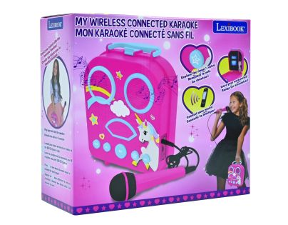 Lexibook Bezdrôtový reproduktor Jednorožec s 2 mikrofónmi a meničom hlasu
