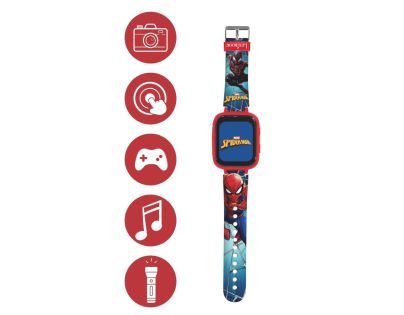 Lexibook Bluetooth hodinky Spiderman s kamerou a 8GB SD kartou