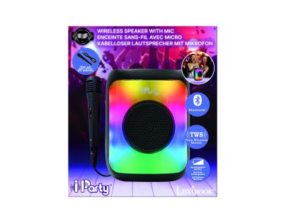 Lexibook Bluetooth karaoke reproduktor s mikrofónom malý