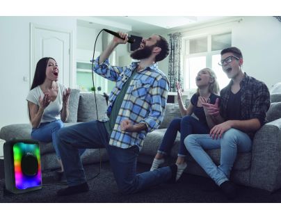 Lexibook Bluetooth karaoke reproduktor s mikrofónom strednej - Poškodený obal