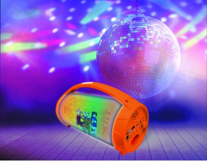 Lexibook Bluetooth reproduktor Naruto s mikrofónom svietiací