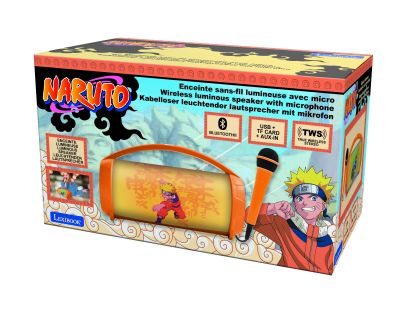 Lexibook Bluetooth reproduktor Naruto s mikrofónom svietiací