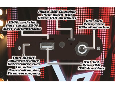 Lexibook Bluetooth reproduktor s mikrofónom