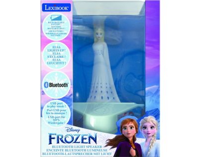 Lexibook Bluetooth reproduktor so svietiacou figúrkou Elsa