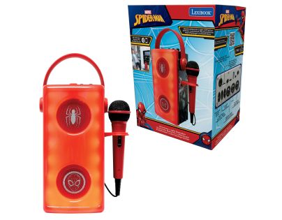 Lexibook Bluetooth reproduktor Spiderman s mikrofonem a svetelnými efektmi