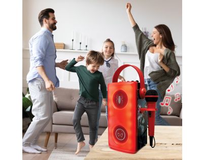 Lexibook Bluetooth reproduktor Spiderman s mikrofonem a svetelnými efektmi