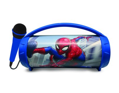 Lexibook Bluetooth reproduktor Spiderman s mikrofónom svietiaci