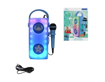 Lexibook Bluetooth reproduktor Stitch s mikrofónom a svetelnými efektmi