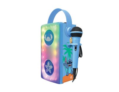 Lexibook Bluetooth reproduktor Stitch s mikrofónom a svetelnými efektmi