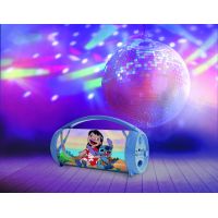 Lexibook Bluetooth reproduktor Stitch s mikrofónom svietiacim 4