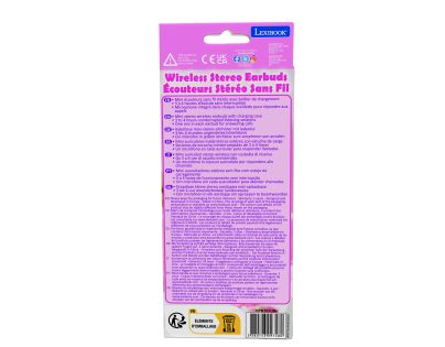 Lexibook Bluetooth slúchadlá do uší Jednorožec so vstavaným mikrofónom