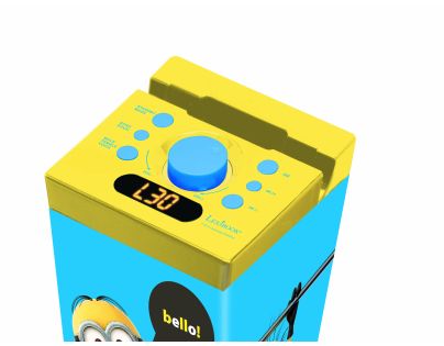 Lexibook Bluetooth vežový reproduktor Mimoni s mikrofónom a svetelnými efektmi